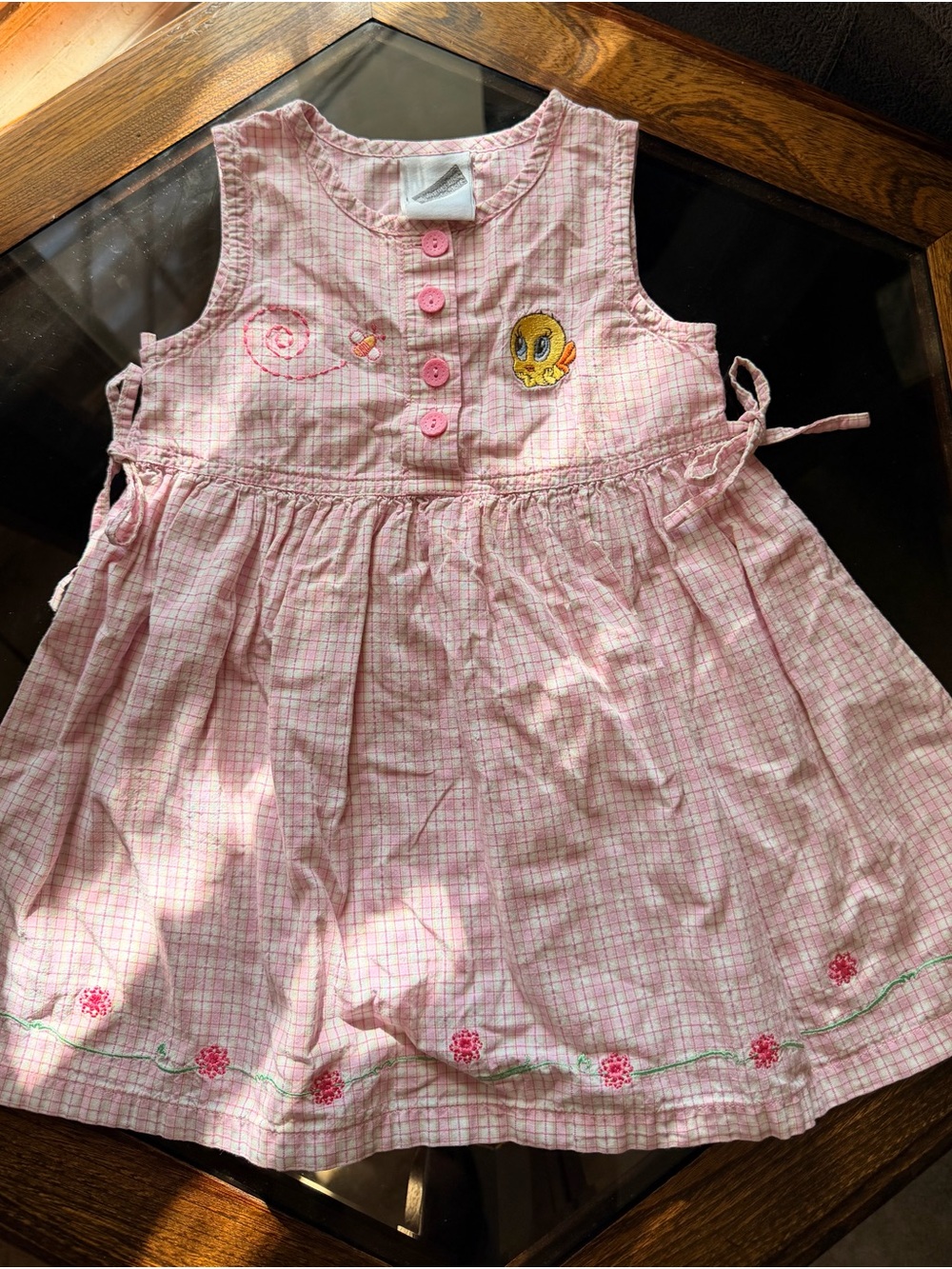 Vintage Pink Tweety dress